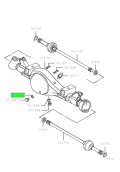 GASKET,RR AXLE HOUSING 1