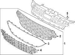 Grille - Front, Upper, Lower