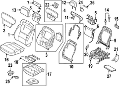 Seat Cover Cushion <br>A that replaces the original equipment back and bottom Covers of a