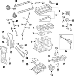 Cylinder Head - 2.3L