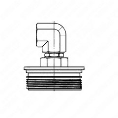Adaptor Oil Pan / Reducer HDEP EPA07 / EPA10