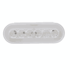 LIGHT- LED GLO BACKUP CLEAR 6"