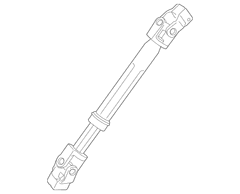 Shaft <br>Steering Column Intermed Main Motor Steering - Lower