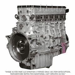 Detroit Diesel DD15 Long Block Plus - Heavy Duty Exchange, EPA10, Rear Sump