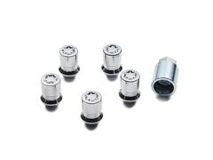 Chrome Plated Wheel Locks for Exposed Lugs