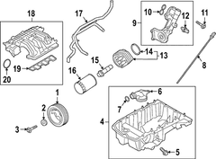 Engine Intake Manifold - Upper, Inlet 3.3L