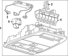 Overhead Console - Front, Rear