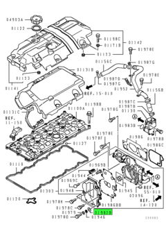 SPACER,ENG BREATHER 1