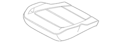Seat Cushion Cover - Right, Front