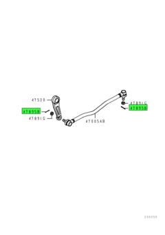 PIN,STEERING LINKAGE 1