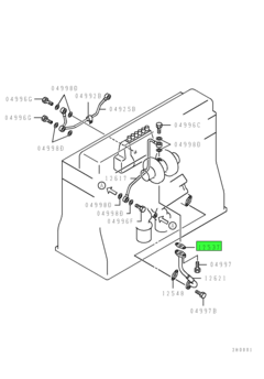 GASKET,T/C OIL RETURN TUBE 1