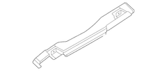 Exterior Door Handle Base Reinforcement - Left, Rear
