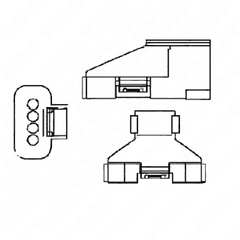 Intake Manifold Turbo Inlet Pressure and Temperature, EGR Valve Connector