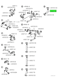 HOSE,P/S OIL RETURN 2