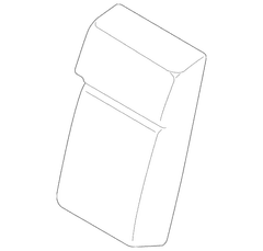 Seat Back Cushion Cover - Front, Center