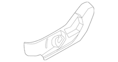 Seat Back Recliner Adjustment Mechanism Cover Shield - Front