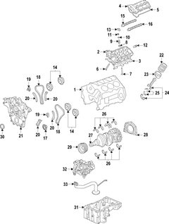 Engine Short Block Cylinder - 3.5L