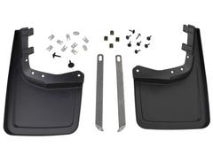 Molded Carbon Black Splash Guards, Rear Pair For F-150 Lightning