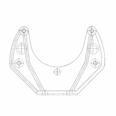 Engine Front Mount for S60 14L DDEC VI EPA07