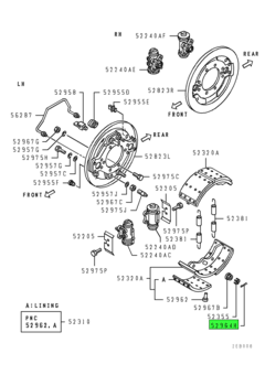 PIN,FR BRAKE 2