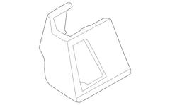 Seat Track Cover - Front, Driver