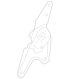 Folding Seat Latch Back - Left, Rear