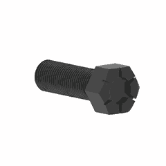 Hex Head Bolt - 9/16 Inch - 18 Thread, 1.75 Inches Long, Phosphate Coated