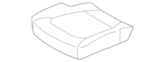 Seat Cover CAPTAIN Chair Carmelo - Right, Front
