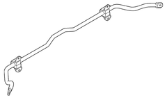 Suspension Stabilizer Bar - Rear 245/45R20 103Y Summer BSW (GT Feature Car)