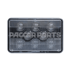 HEADLAMP-8 LED HI-PWR;4X6;LOW BM;POLY