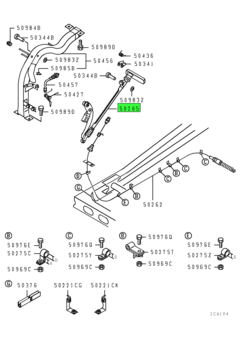 BAR,PARKING BRAKE RATCHET 1