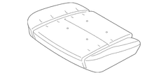 Seat Cushion Pad - Right, Rear, Back