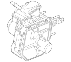 ABS Control Module and Modulator Valve Includes Brake Booster