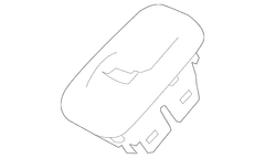 Door Window Switch Bezel Housing - Right, Front