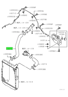 HOSE,RADIATOR,LWR 1