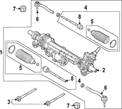 Steering Tie Rod End Spindle Connecting - Left, Right