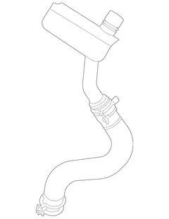 Engine Coolant Hose Tube Oil Cooler Line - Outlet 7.3L