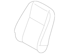 Seat Back Cushion Cover - Front, Passenger (Series 510V)