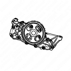 Oil Pump Assembly / 14.8L AT