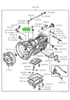 SENSOR,A/T SPEED 1