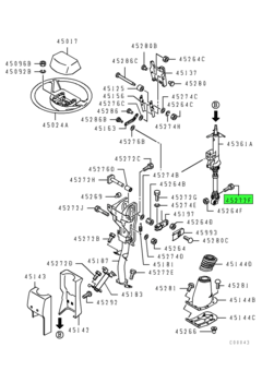 BOLT,STEERING COLUMN 2