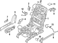 Cap - Left, Right, Rear