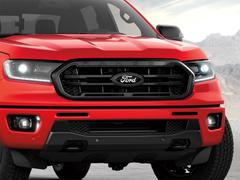 Smoke Chrome and Black Oval Ford Emblems