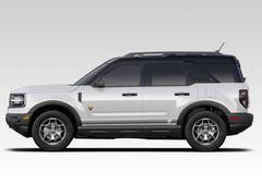 Side Retro Graphics, Gray w/ Bucking Bronco Logo