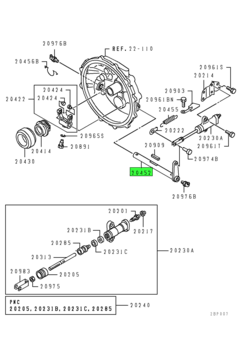 SHAFT,CLUTCH RELEASE FORK 1