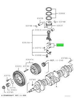 BEARING SET,CONNROD 1