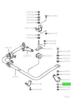 WASHER,FR SUSP STABILIZER 1