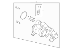 Disc Brake Caliper - Right, Front (GT Feature Car)