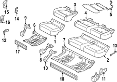 Seat Cover Cushion <br>A that replaces the original equipment back and bottom Covers of a