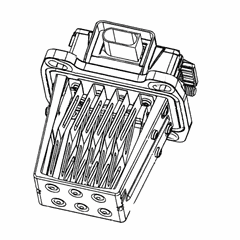 Heater Flange, Electronic, 12V, 2.7kW, OM926 EPA07